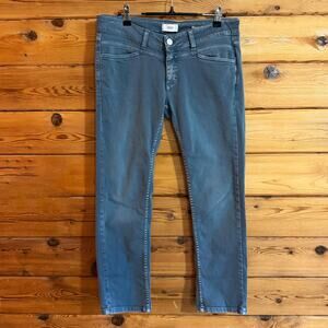 Closed Starlet Jeans Womens 30 Blue Straight Denim Low Rise Made In Italy $240